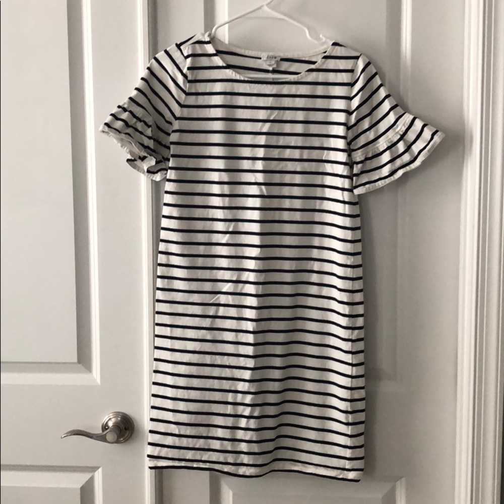 J. Crew Ruffle Sleeve Dress